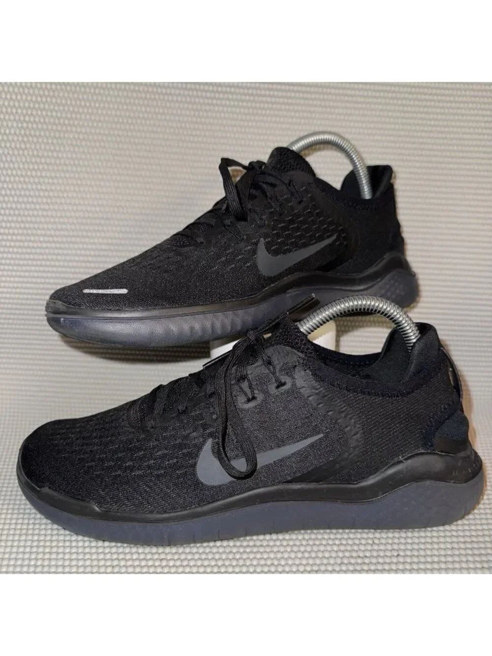 Nike Free RN 2018 Black Anthracite Men's Athletic Casual Running Shoes Size 7